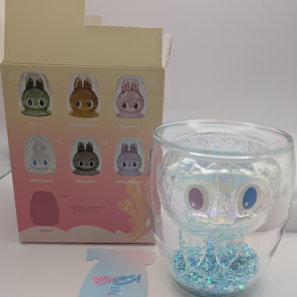 Labubu the Monsters Cheers! Double Walled Glass Cup - FUN (secret) - Picture 2 of 6